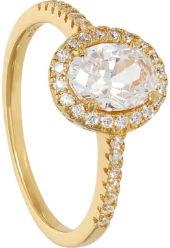 Bijou Brigitte Silver Crystals|Ringe Mit Steinen>Ring - Elegance gold