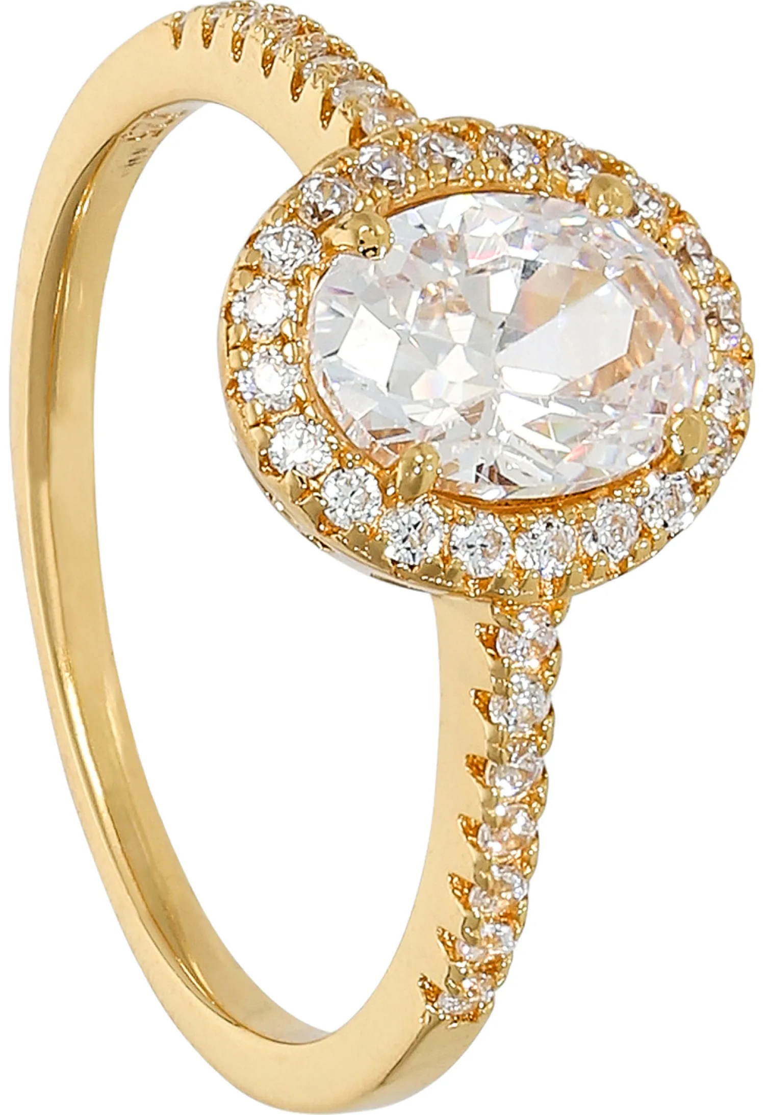 Bijou Brigitte Silver Crystals|Ringe Mit Steinen>Ring - Elegance gold