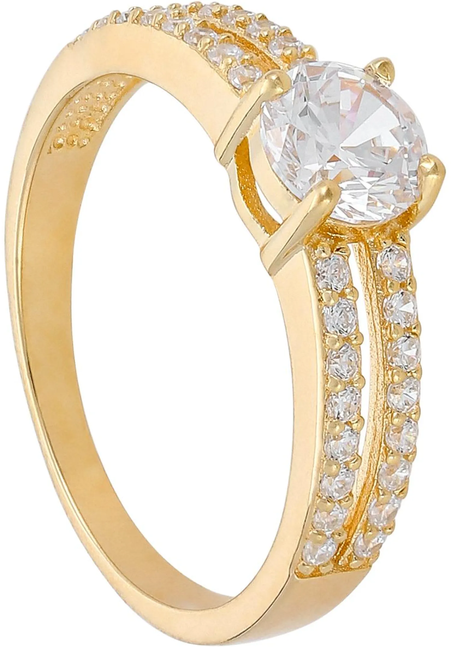 Bijou Brigitte Antragsringe|Silver Crystals>Ring - en Beauty gold