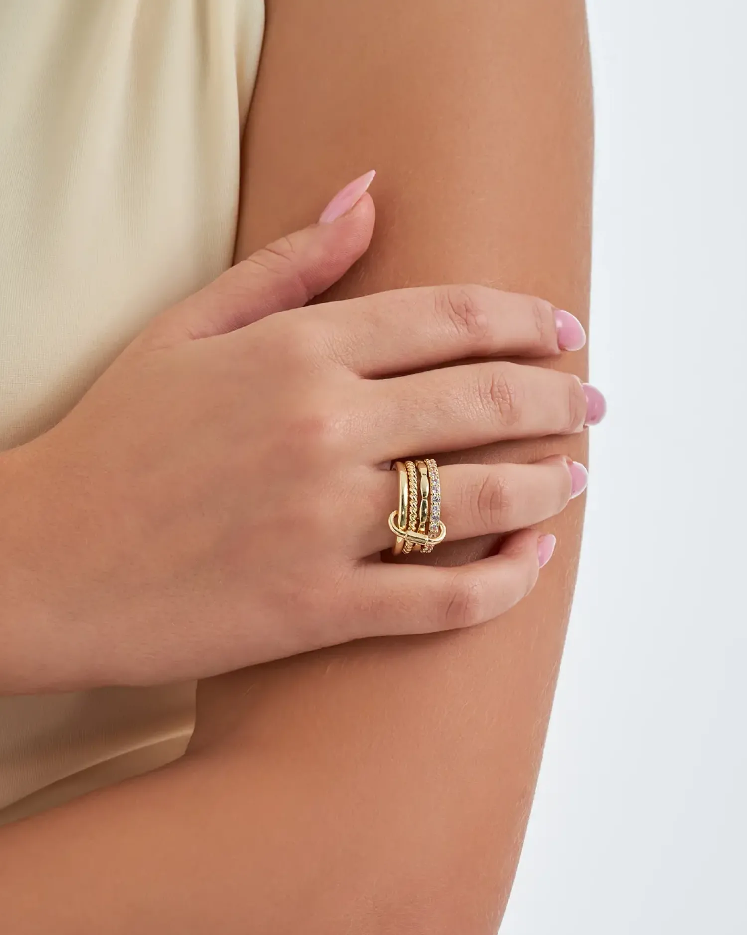 Bijou Brigitte Basics|Ringe Gold>Ring - en Pick gold