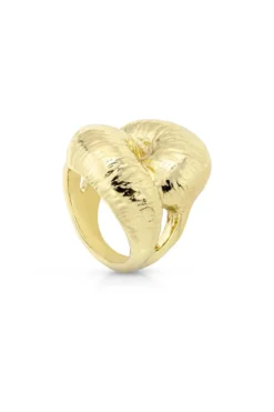 Bijou Brigitte Statement-Ringe|Maritimer Schmuck>Ring - en Snail gold