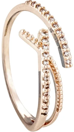 Bijou Brigitte Ringe Mit Steinen>Ring - Golden Sparkle roségold