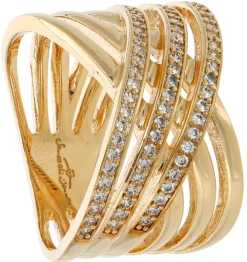 Bijou Brigitte Für Bestimmte Anlässe>Ring - en Zirkonia gold