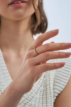 Bijou Brigitte Silver Crystals|Ringe Mit Steinen>Ring - Gorgeous Zirkonia gold