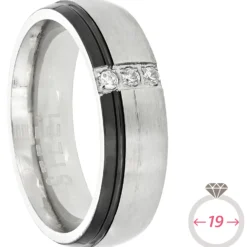 Bijou Brigitte Edelstahlringe|Edelstahlringe>Ring - Graceful 19 silber