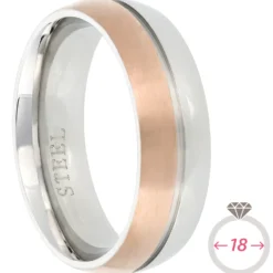 Bijou Brigitte Edelstahlschmuck In Roségold|Wasserfester Schmuck>Ring - Heavenly 18 roségold, silber