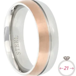 Bijou Brigitte Edelstahlschmuck In Roségold|Wasserfester Schmuck>Ring - Heavenly 21 roségold, silber