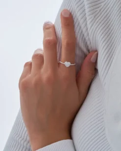 Bijou Brigitte Für Bestimmte Personen>Ring - Iced Heart silber