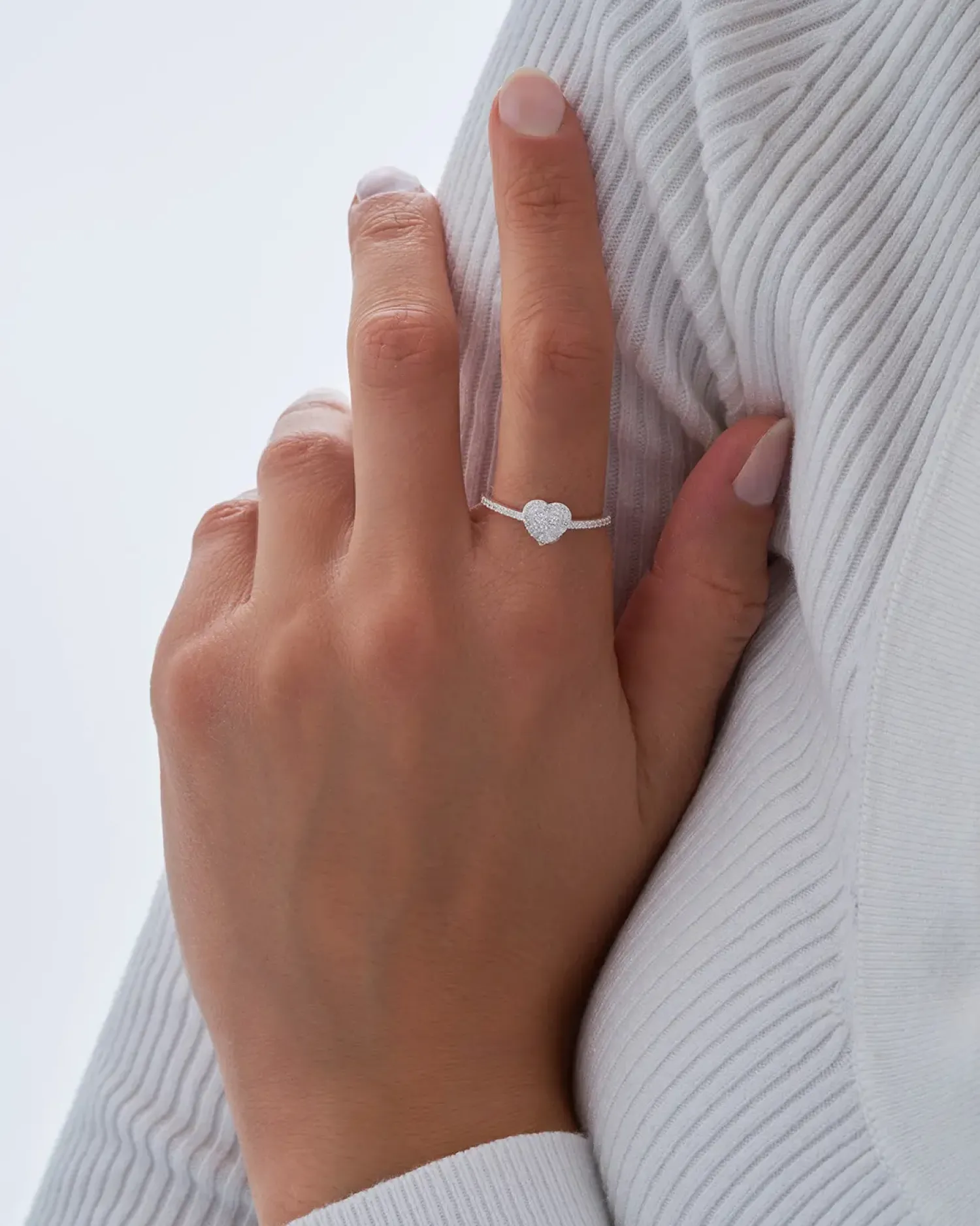 Bijou Brigitte Für Bestimmte Personen>Ring - Iced Heart silber