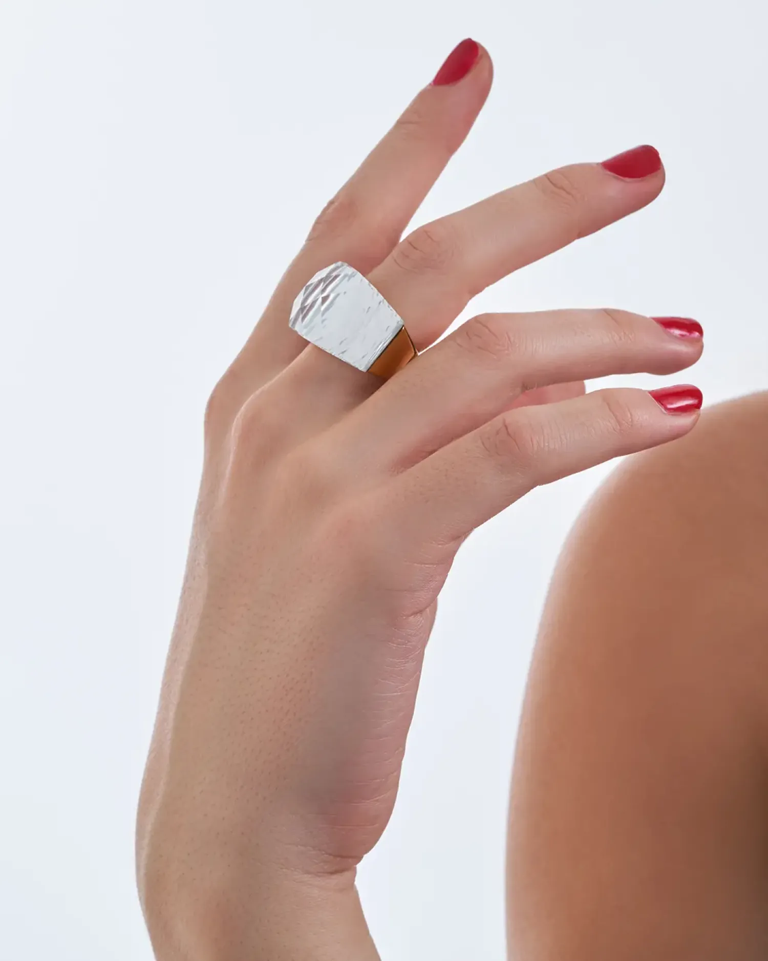 Bijou Brigitte Edelstahlringe|Edelstahlschmuck In Gold>Ring - Icy Steel gold