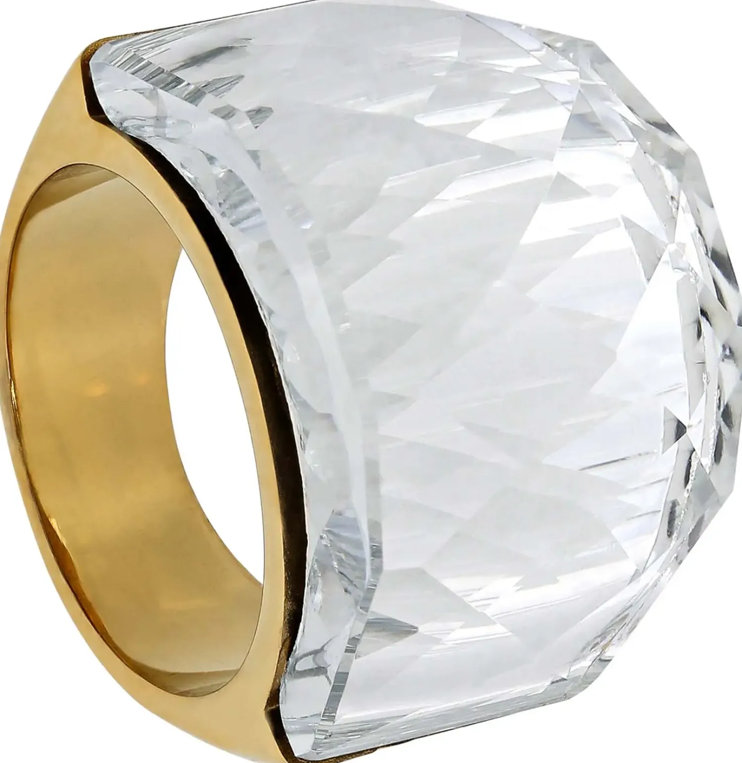 Bijou Brigitte Edelstahlringe|Edelstahlschmuck In Gold>Ring - Icy Steel gold