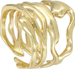 Bijou Brigitte Statement-Ringe|Ringe Gold>Ring - Irregular Chunk gold