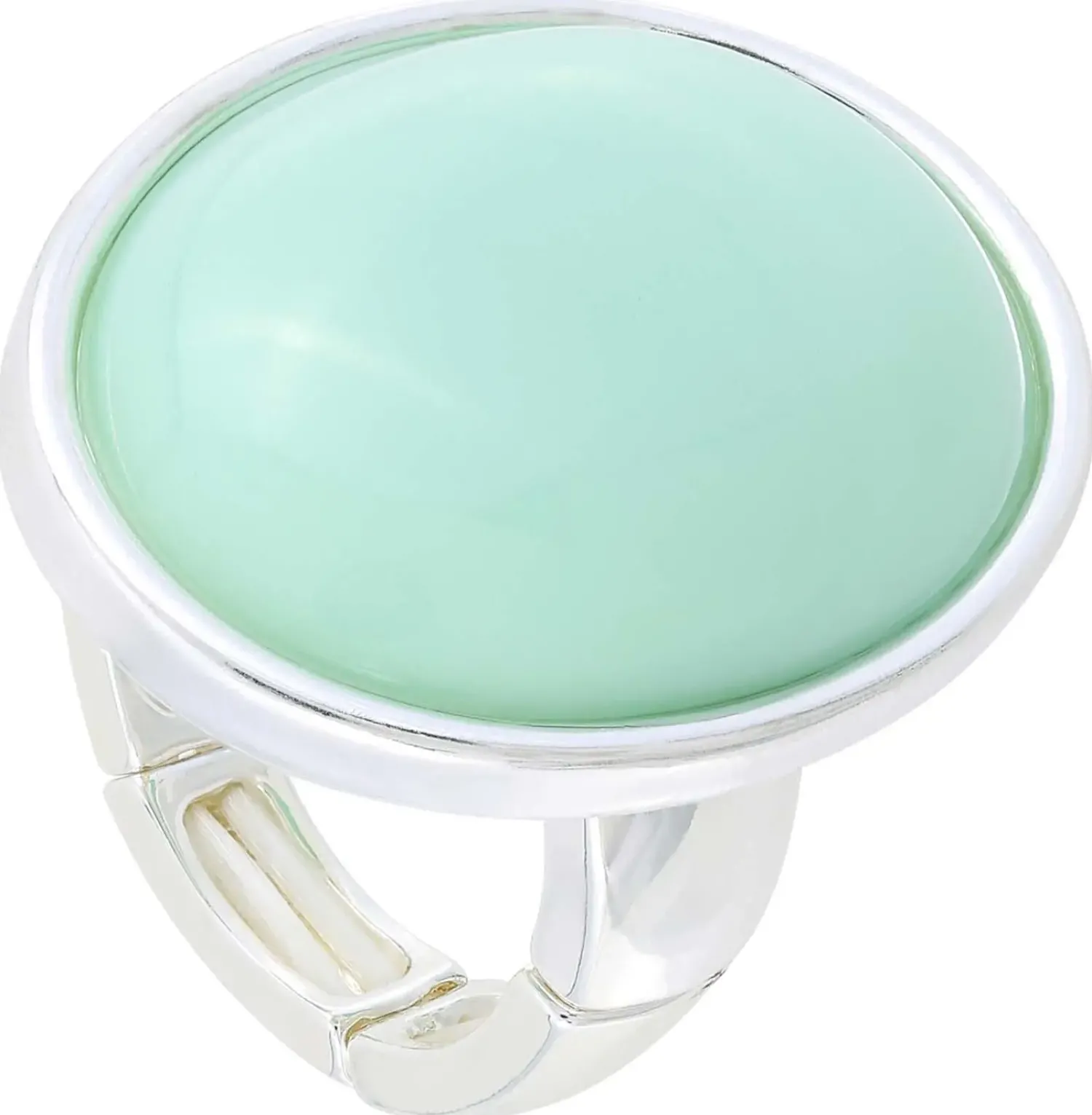 Bijou Brigitte Statement-Ringe>Ring - Lagoon Eye türkis, silber