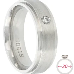 Bijou Brigitte Edelstahlringe|Antragsringe>Ring - Lovely 20 silber