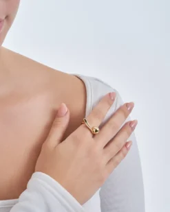 Bijou Brigitte Ringe Gold>Ring - Lucky Ball gold