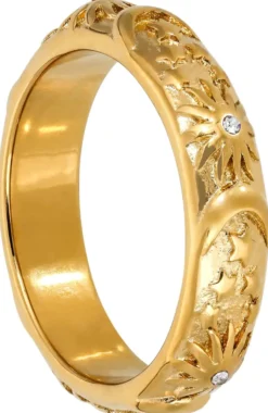Bijou Brigitte Edelstahlringe|Edelstahlschmuck In Gold>Ring - Midnight gold