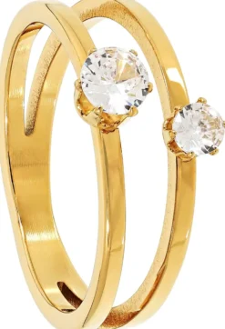 Bijou Brigitte Edelstahlringe|Edelstahlschmuck In Gold>Ring - Mindful Steel gold