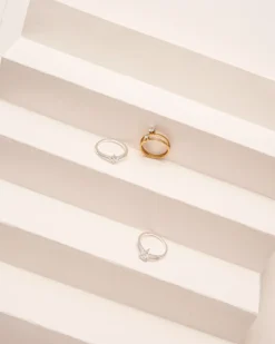 Bijou Brigitte Edelstahlringe|Edelstahlschmuck In Gold>Ring - Mindful Steel gold