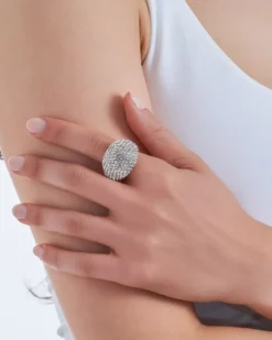Bijou Brigitte Ringe Mit Steinen|Statement-Ringe>Ring - Multiple Rhinestones silber