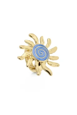 Bijou Brigitte Statement-Ringe|Ringe Gold>Ring - Ocean Sunset gold