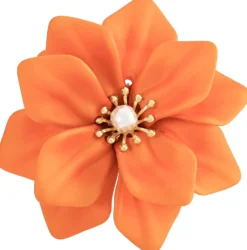 Bijou Brigitte Statement-Ringe|Blumenschmuck>Ring - Blossom orange