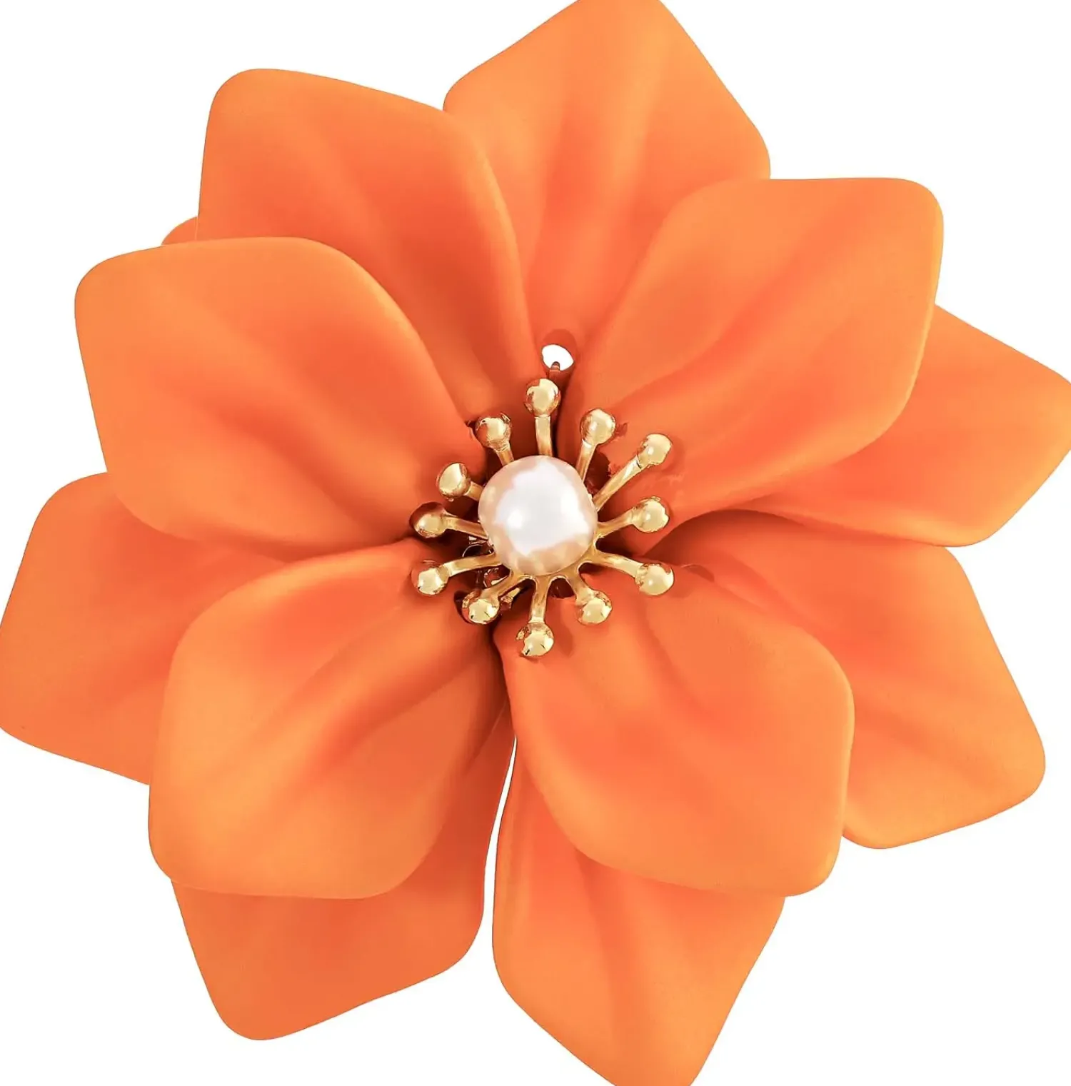 Bijou Brigitte Statement-Ringe|Blumenschmuck>Ring - Blossom orange