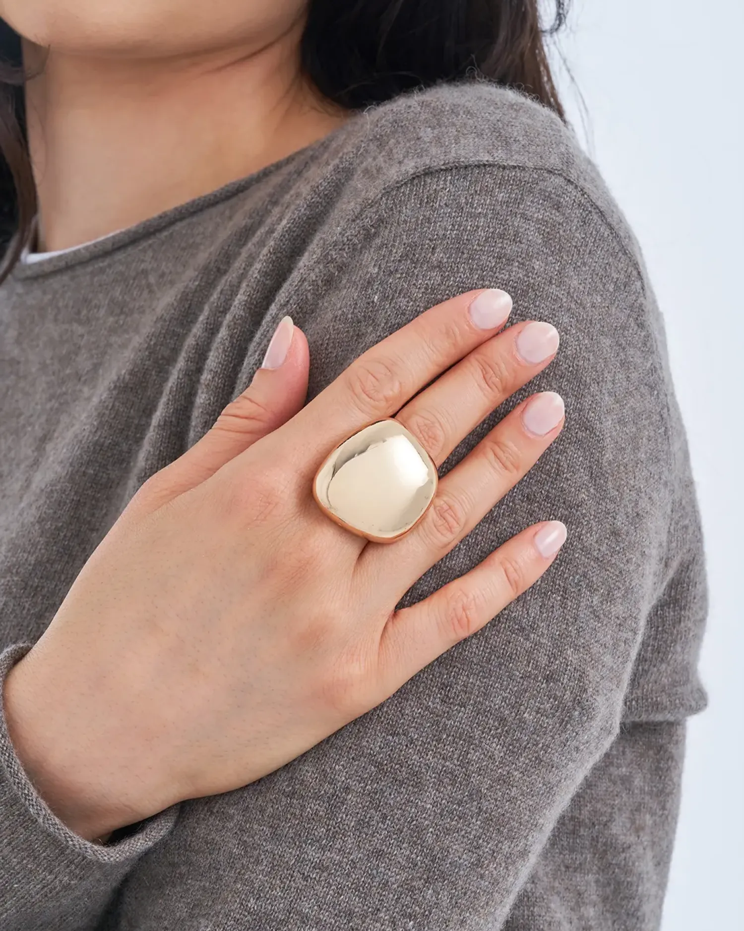 Bijou Brigitte Statement-Ringe|Ringe Gold>Ring - Oversized Statement gold