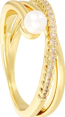 Bijou Brigitte Ringe Gold>Ring - Pearl Shine gold