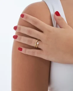 Bijou Brigitte Ringe Gold>Ring - Pearl Shine gold