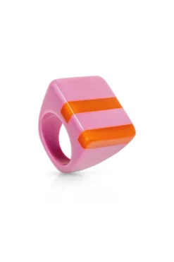 Bijou Brigitte Statement-Ringe>Ring - Pink Sweet rosa, rot