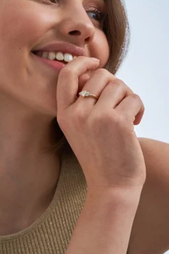 Bijou Brigitte Antragsringe|Silver Crystals>Ring - Pretty Pleasure gold