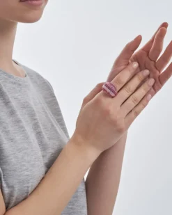 Bijou Brigitte Statement-Ringe>Ring - Radiant Pink rosa