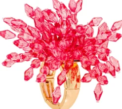 Bijou Brigitte Statement-Ringe>Ring - Red Beads rot