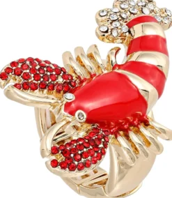 Bijou Brigitte Statement-Ringe>Ring - Red Claws rot