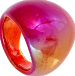 Bijou Brigitte Statement-Ringe>Ring - Red Glitter rot