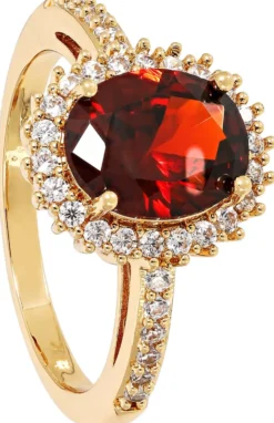 Bijou Brigitte Antragsringe|Ringe Gold>Ring - Red Oval gold, rot