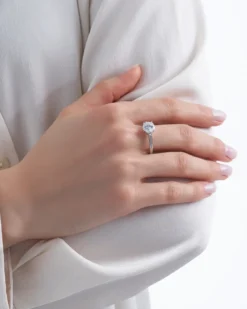 Bijou Brigitte Antragsringe|Silver Crystals>Ring - Royal silber