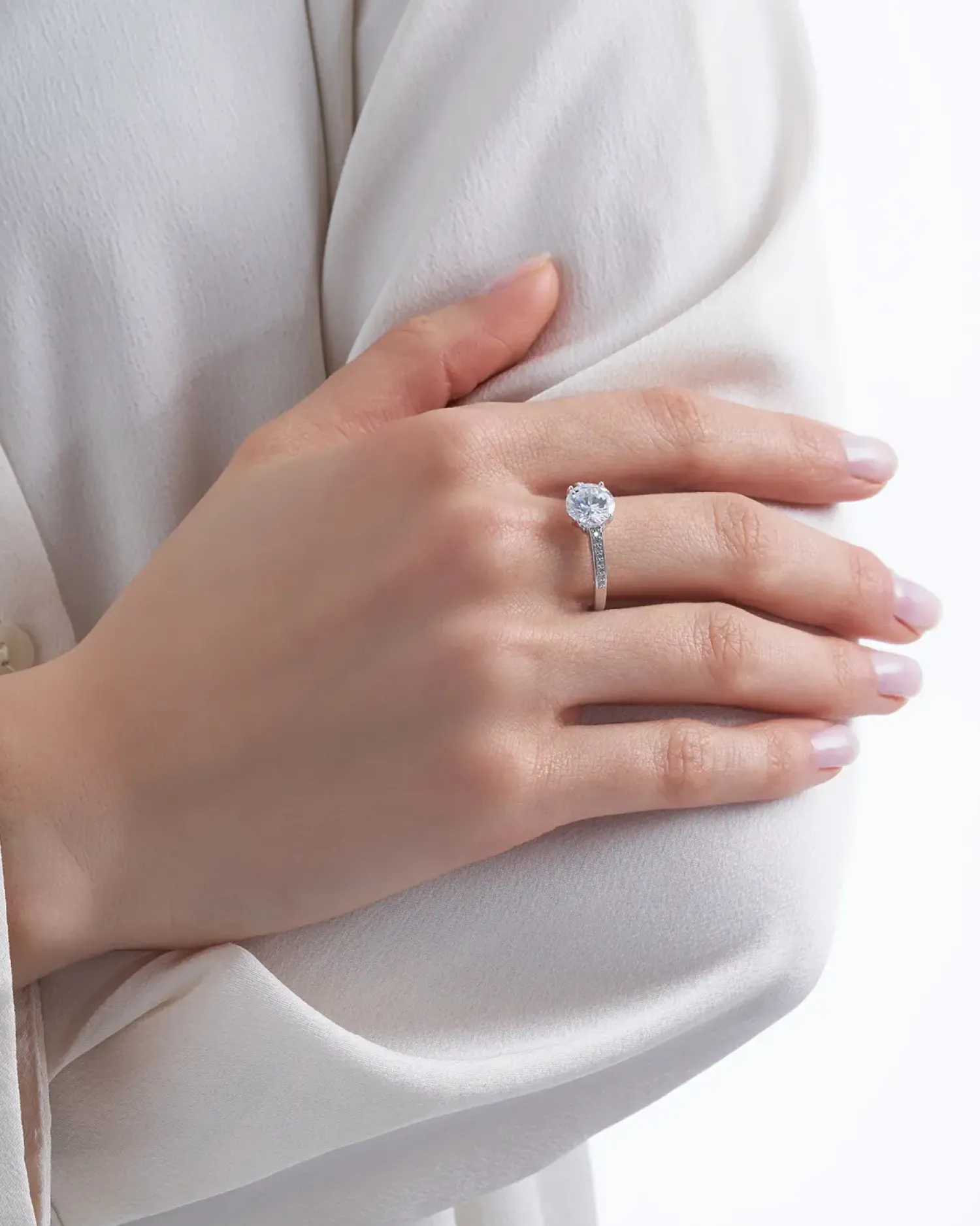 Bijou Brigitte Antragsringe|Silver Crystals>Ring - Royal silber
