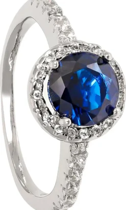 Bijou Brigitte Ringe 925Er Silber|Antragsringe>Ring - Royal Circle blau, silber