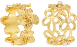 Bijou Brigitte Ring-Sets|Ringe Gold>Ring-Set - Bloomy Blossom gold