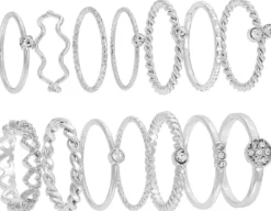Bijou Brigitte Ring-Sets|Boho-Schmuck>Ring-Set - Boho Dream silber