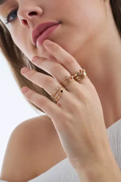 Bijou Brigitte Ring-Sets|Ringe Gold>Ring-Set - Boho Gleam gold