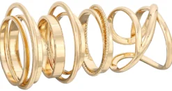 Bijou Brigitte Ring-Sets|Ringe Gold>Ring-Set - Designer Chic gold