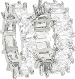 Bijou Brigitte Für Bestimmte Anlässe>Ring-Set - Elegant Duo silber