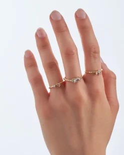 Bijou Brigitte Ring-Sets|Ringe Gold>Ring-Set - Fairy Sparkle gold