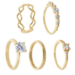 Bijou Brigitte Ring-Sets|Ringe Gold>Ring-Set - en Elegance gold