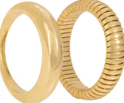 Bijou Brigitte Basics|Ring-Sets>Ring-Set - en Glaze gold