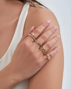 Bijou Brigitte Ring-Sets|Ringe Gold>Ring-Set - en Grace gold
