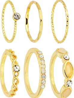 Bijou Brigitte Ring-Sets|Ringe Gold>Ring-Set- en Mirage gold