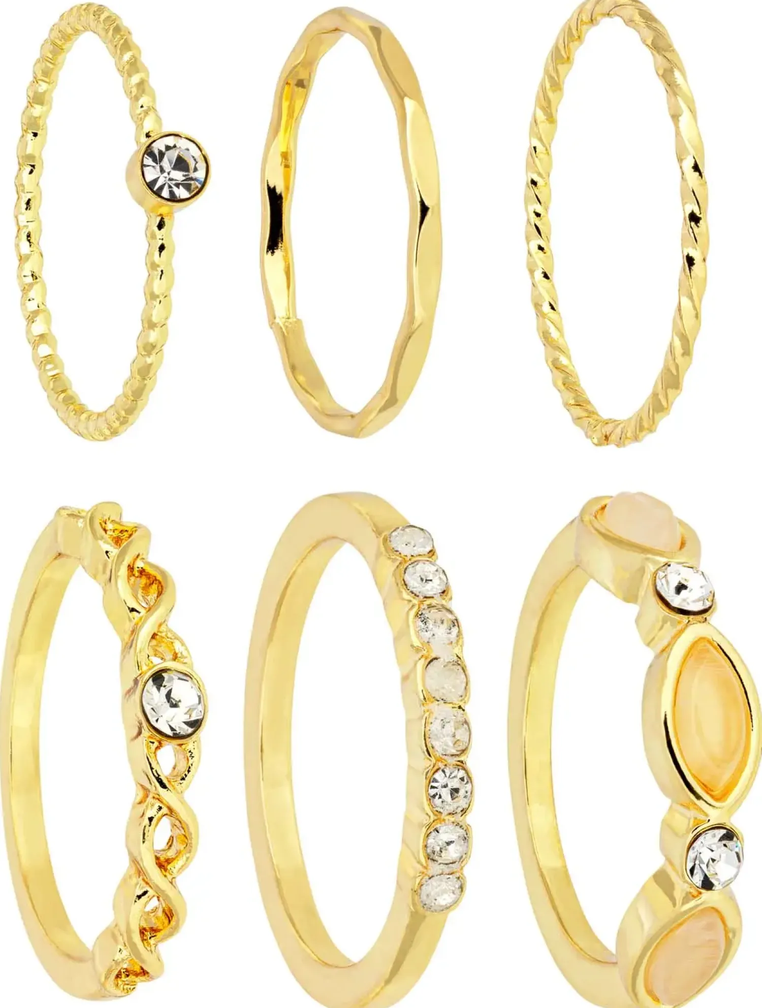 Bijou Brigitte Ring-Sets|Ringe Gold>Ring-Set- en Mirage gold